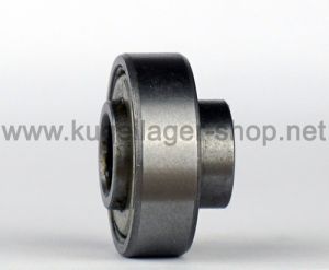 Kugellager 608Z mit abstehendem Innenring 8x22x13 mm.