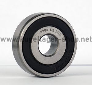 6203 1/2 2RS Rillenkugellager 12.7 x 40 x 12 mm