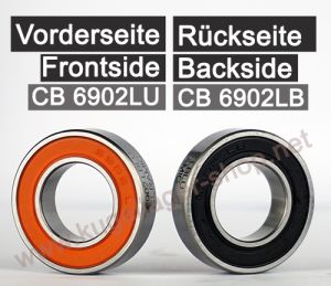 6902LU / 6902LB Keramiklager 15x28x7mm - Kugellager mit Keramikkugeln