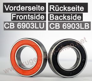 6903LU / 6903LB Keramiklager 17x30x7mm - Kugellager mit Keramikkugeln