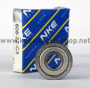 608 2Z C3 NKE Rillenkugellager 8 x 22 x 7 mm