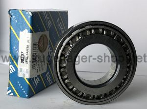 NKE Kegelrollenlager 30207 - 35x72x18.25 mm, Vorderansicht (Frontside).