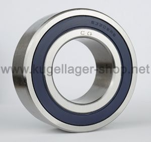 S3206-2RS / SS 3206 2RS Edelstahl Schrägkugellager 30x62x23.8 mm (30x62x24mm - S3206RS).